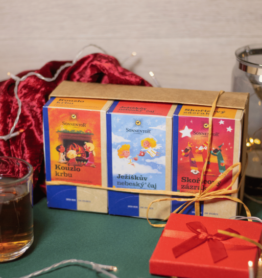 Dárkové balení čajů - Vánoce