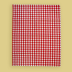Utěrka z indické bavlny - červená