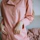 Lněné pyžamo - růžová